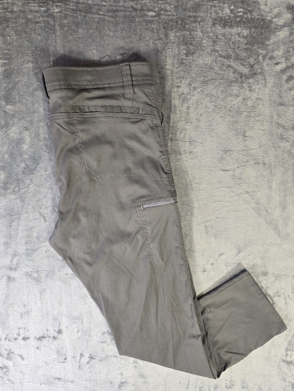 Wrangler Nylon Hiking Pants Size 34x30 Gray